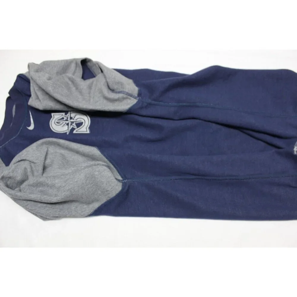 Nike men's MLB Seattle‎ Mariners raglan sleeve knit shirt L